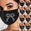 1PC Women's Fashionable Hot Diamond Printing Mask