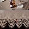 Lace Soft Rectangular Dinning Table Cover Waterproof Party Kitchen Green Tea Tablecloth Square Oilproof Decorative