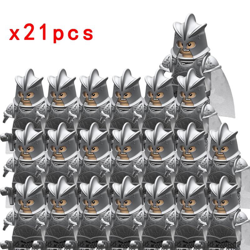 MOC Престолы Золотая Броня Воин Стражник Джейме Ланнистер Барристан Селми Мерин Трант Конструкторы Мини Экшн Фигурка Игрушки