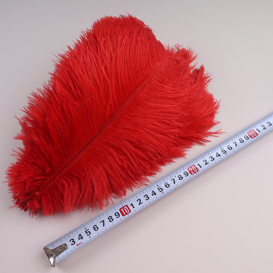 10 шт. 30-35 см Страусиные перья для рукоделия Свадебное украшение 12-14" Аксессуары для рукоделия Настольные центральные элементы Карнавальные перья