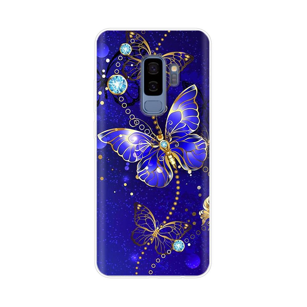 Ударопрочный чехол для Samsung Galaxy S9 Plus Чехол для телефона Животные Расписной Мягкий ТПУ Чехол для Samsung Galaxy S9 S9+ S 9 Fundas
