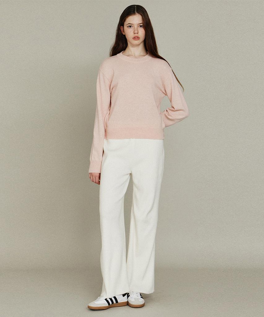 ITOV SEOUL Slit Button Round Knit Pk
