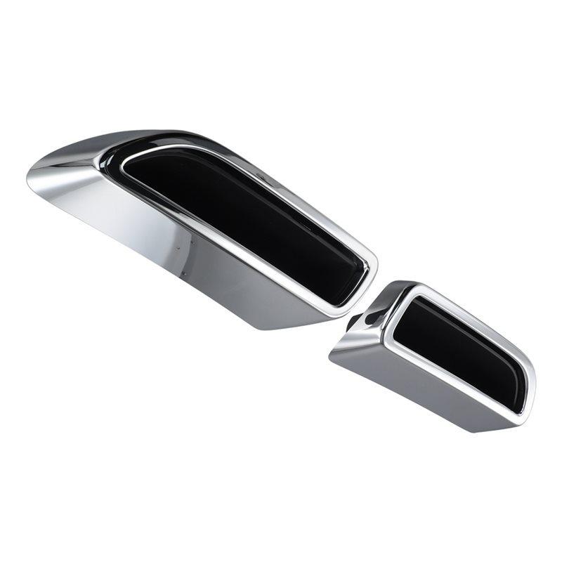 For 308S 15-20 Exhaust Tail Pipe Cover Trim Chrome Decorative Frame Throat Car Parts