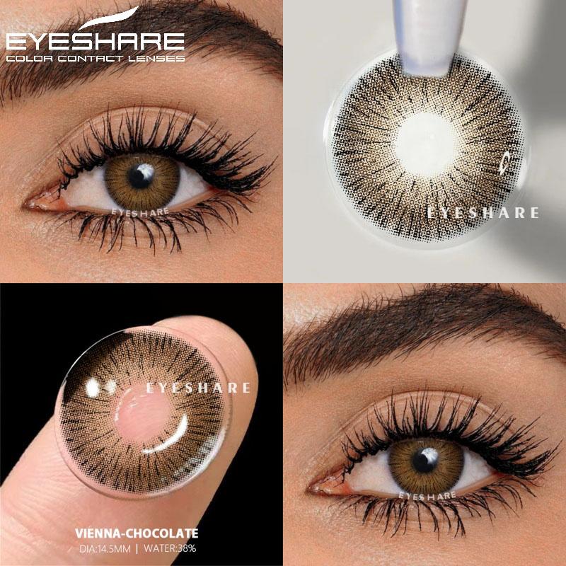 1 Pair Colored Contact Lenses Natural Look Gray Eye Lenses Brown Contacts Blue Lenses Green Eye Contacts Color Eye Lens