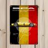Vintage Spa Francorchamps Racing Circuit Metal Sign 8x12 Inch Retro Race Track Wall Art for Garage Office Bars Cafes Restaurants