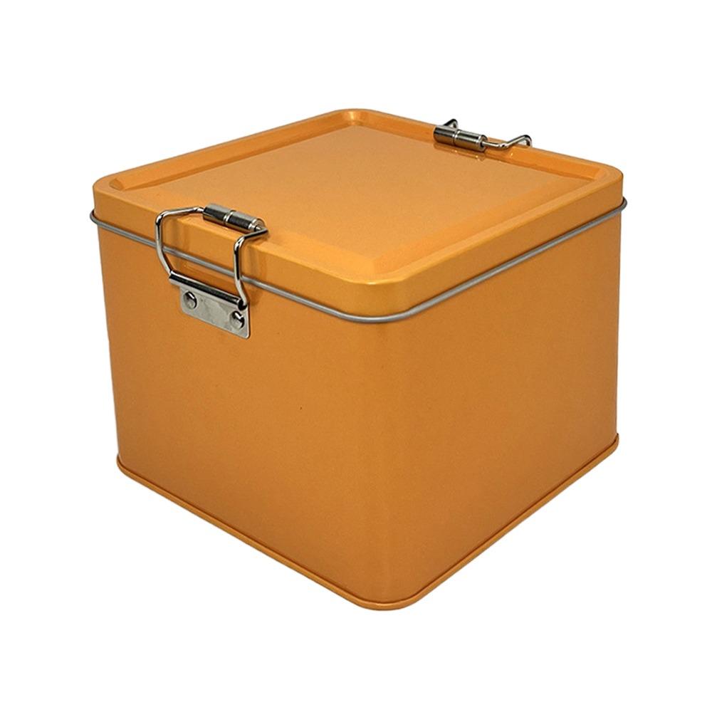 120*120*95мм Металлическая коробка для хранения Разноцветная конфетница Прочная защелка Жестяная коробка Контейнер для денег