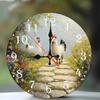 25x25cm Wooden Wall Clock that Doubles as a Picture Frame