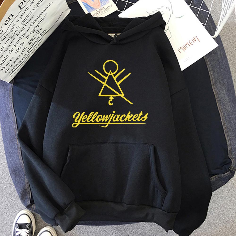 Толстовка WHS Yellowjackets Yellowjackets Сезон 3 Ретро Женская/мужская Толстовки Модная Повседневная Хип-Хоп Свитшот Харадзюку Унисекс