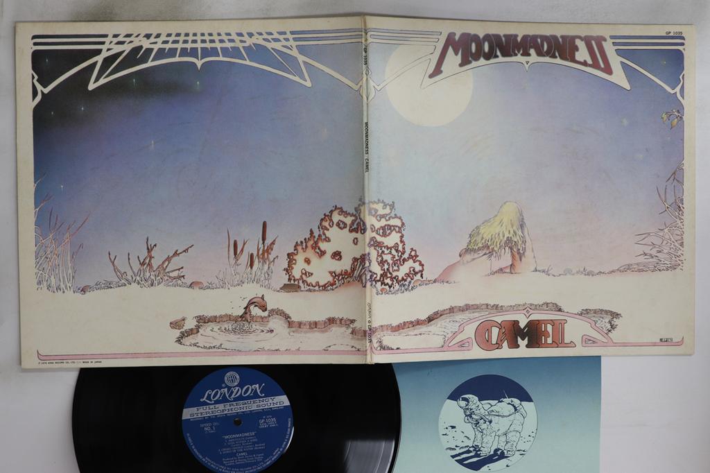 LP Record CAMEL - Moonmadness GP1035 LONDON 1976 Japan Rock Used