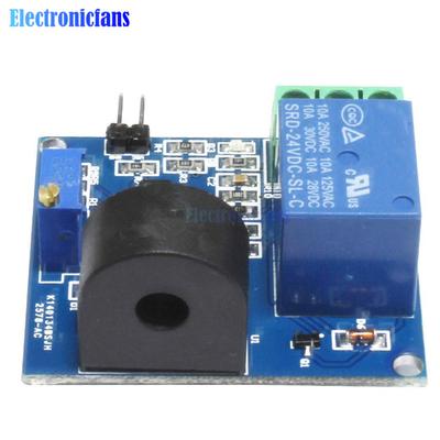 Модуль датчика обнаружения переменного тока с реле DC 5V 12V 24V, переключатель защиты от перегрузки по току 5A, плата датчика