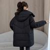 Women's Winter Hooded Puffy Down Coat Midi Oversized Jacket