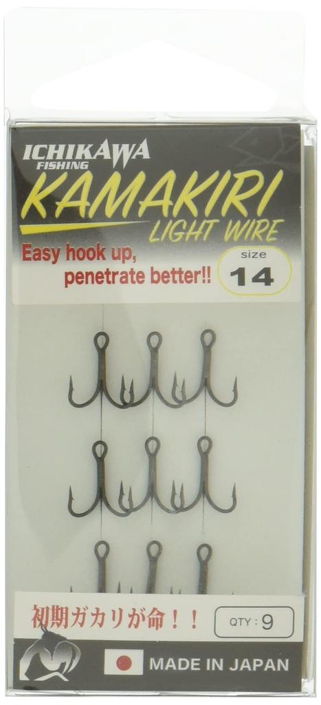 ICHIKAWAFISHING Тройник Mantis Light Wire #14