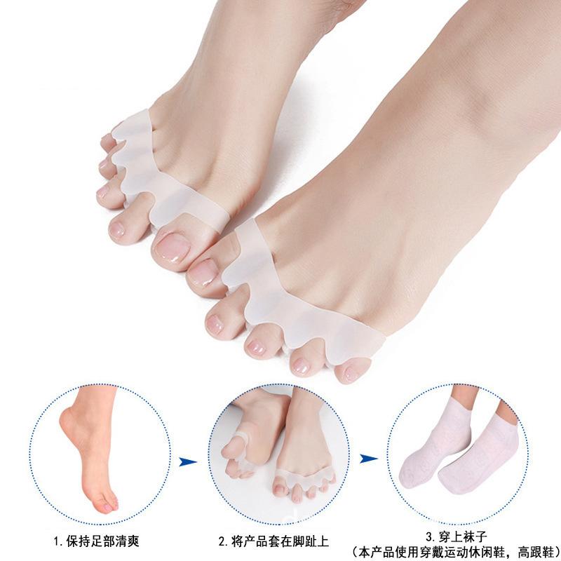 1 Pair of New Toe Separators | Soft Toe Spreaders | Hallux Valgus Corrector | For Men and Women