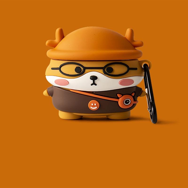 Silicone For OPPO Enco Air Case Cartoon Silicone Protective Cover for Oppo Enco Air2 Wireless Bluetooth Earphone Case Cover