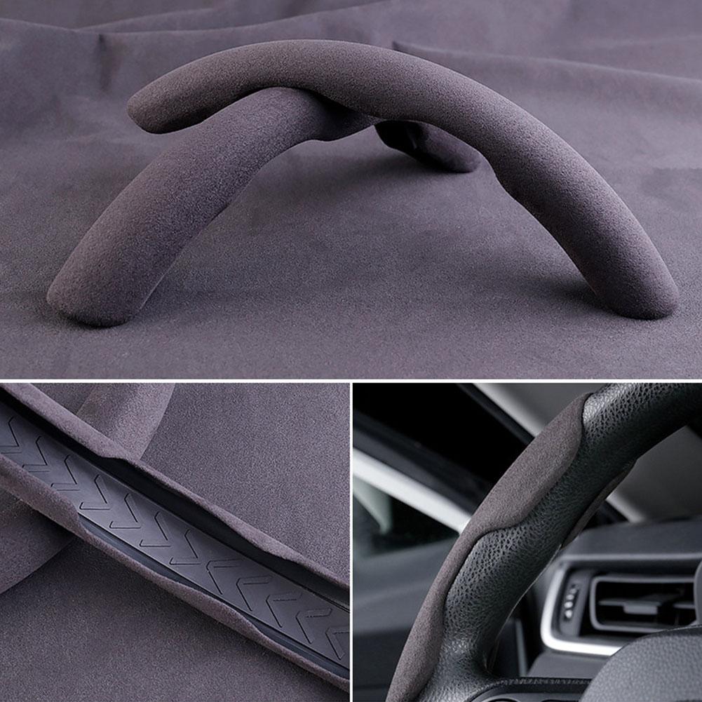 2Pcs Car Interior Steering Wheel Booster Cover Turn Fur Non-Slip Cover Modification Supplies Auxiliary Handle Car Accessories
