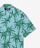 JACQUEMUS La Chemise Джинсовая рубашка с коротким рукавом - Принт Пальма Звезда Синий / 255Sh20116773Ej