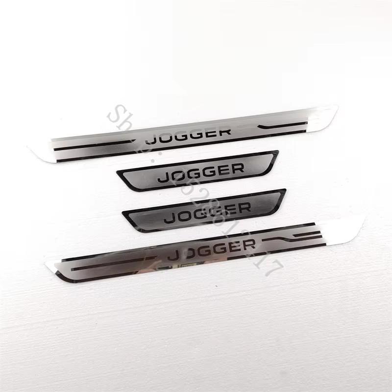 For Dacia Jogger 2018 ~2025 Car Accessories Door sill scuff plates thresholds protector car Stickers Welcome Pedal