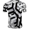 Creative 3D Digital Printed T-shirt for Men's Short Sleeves Tops