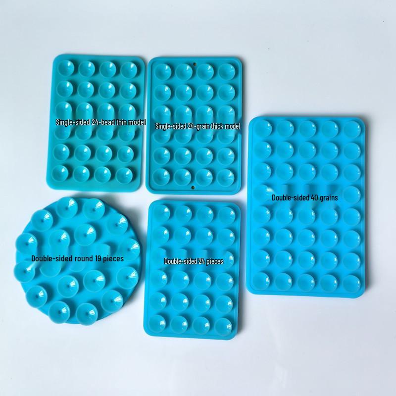 24 Прочные двусторонние силиконовые присоски-фиксатора - Многофункциональные маленькие клейкие наклейки