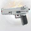KAZI Series Pistol Desert Eagle Simulation Toy Gun Can Shoot Boys' Educational Building Blocks.