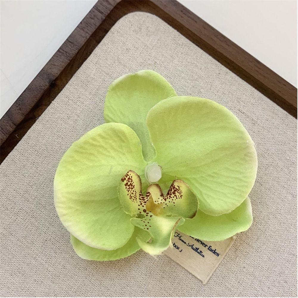 Chic Hair Grip Orchid Butterfly Hairpin Gift Flowers Hair Clips  Women