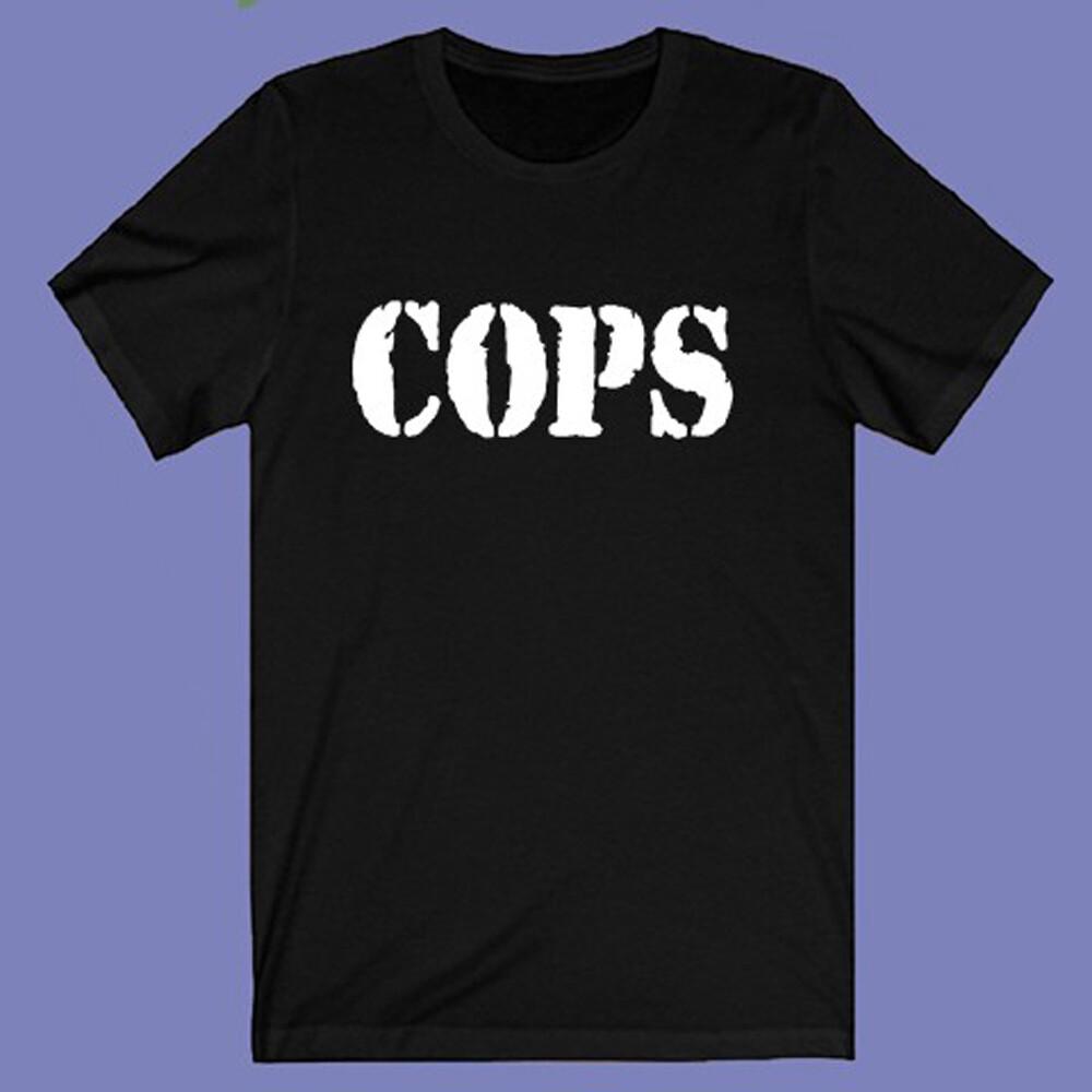 Cops Police Tv Show Men#039;s Black Tshirt Size S5XL Unisex T-Shirt