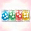 4 Balls Sensory Dumpling Squishy Wax Coating Fidget Squeeze Bag Crispy Handmade Ball  Desktop Gift