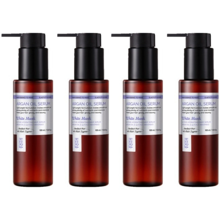 HAARAZ Сыворотка для волос с аргановым маслом, аромат белого мускуса 100 мл*2 шт./4 шт.