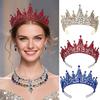 Элегантные праздничные повязки на голову Корона Обруч для волос на День рождения Свадьбу Королевское украшение для головы для девочек Сценический костюм для выступления