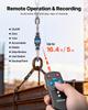 VEVOR Digital Crane Scale, 22000 lbs/10 T Max Capacity, Heavy Duty Industrial Hanging Scale with Cast Aluminum Case & LCD Display