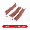3x ABS Carbon Fiber Black Car Interior Door Handle Fix Cover For BMW X5 X6 F16