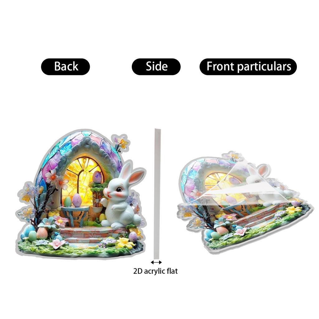 Popular 2D Acrylic Color-printedoffice And Cafe Desktop Ornaments