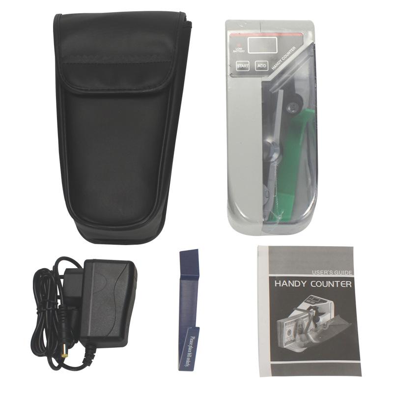 V30 Portable Handheld Multi-Currency USD Counter with Battery Adapter