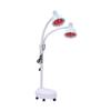 Double Head Infrared Heating Lamp Height Adjustable Vertical Therapy Light Professional Beauty Salon Electric Baking Lamp