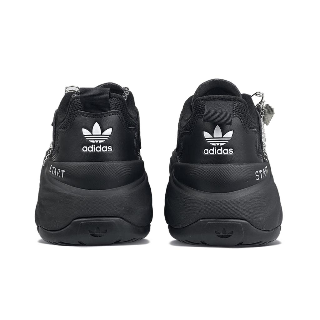 adidas Оригинальные OZGAIA Нескользящие Низкие Повседневные Туфли Женские Черно-Серебристые IG6045(Команда401-)