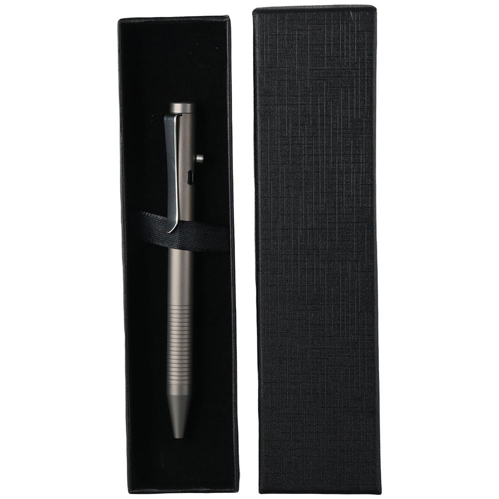 Titanuim Alloy Pen Grey Action Pen Daily Writing Bolt Action Pen Daily Use