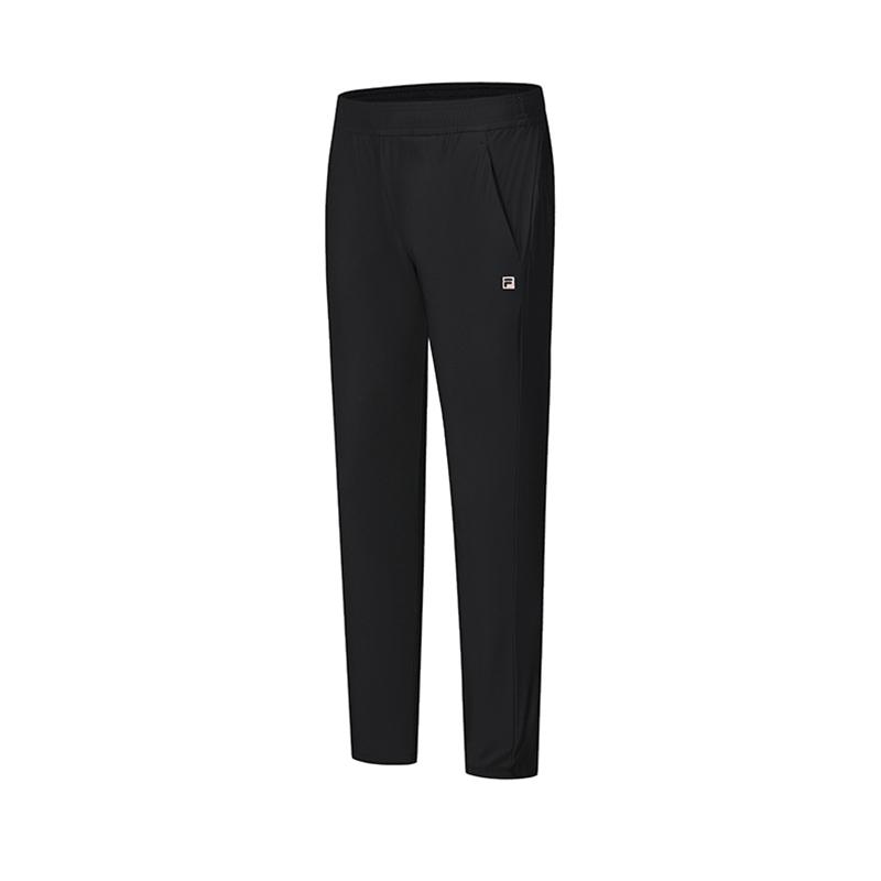 New FILA Knitted Sweatpants Women's Black A51W421608ABK