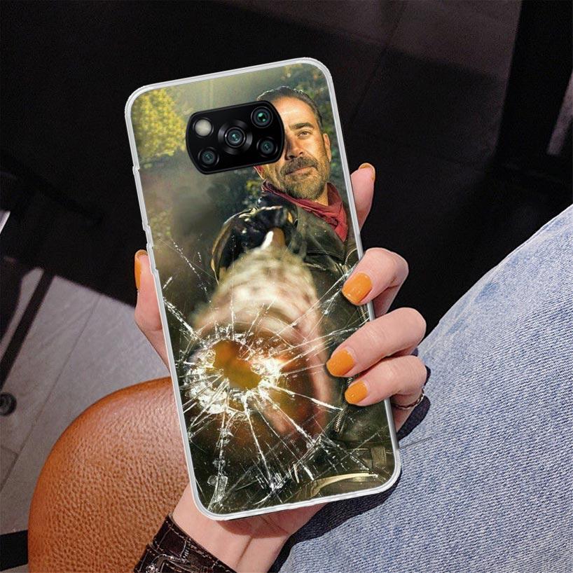 Negan The Walking Dead Phnoe Case for Xiaomi Poco X5 X6 X7 Pro X4 Gt F7 Ultra M8 M7 Redmi 15C 15 13C 13 12C 12 Unique Cover Coqu