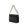 Versace Jeans Couture Gold Logo Chain Shoulder Strap Faux Leather Handbag Women handbags Black 75VA4BL3ZS467899