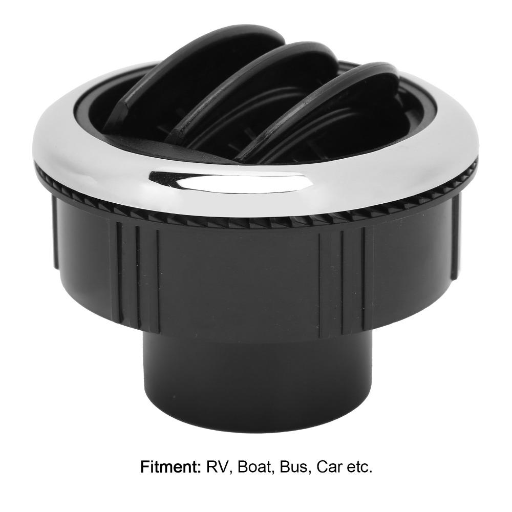 Black Air Conditioning Outlet 87mm Air Vent AC Vent AC Air Outlet Bus Use