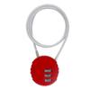 Helmet Lock Password Smart Combination Lock Wire Rope Padlock Digit Padlock Code Security Lock