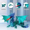 3D Printed Chinese Dragon Rotatable Dragons Kid Gifts Realistic Dragon Statue Landscaping Decoration Printed Figures Animals