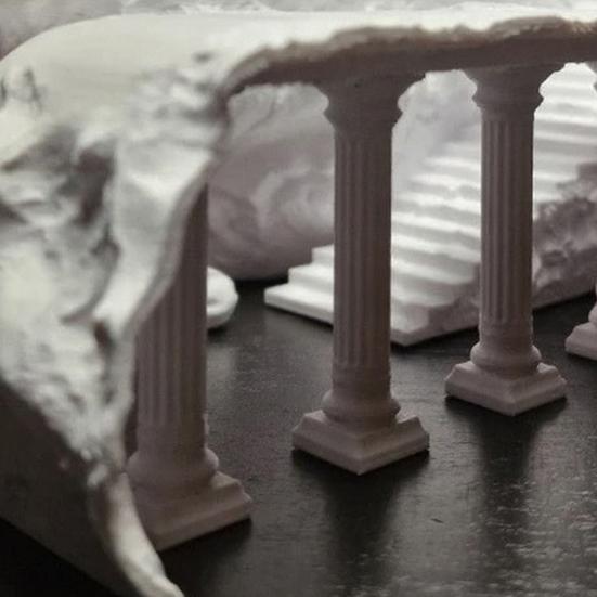 Юшенг Римская колонна Аквариумный туннель под гравием Пещерный туннель Украшение для аквариума Укрытие для рыб и креветок для петушка, цихлиды, кули-лоаха