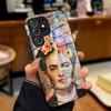 Чехол для телефона F-Frida Kahlo для Samsung S26 S25 Plus S20 S20 Plus S22 Ultra S23 FE S21 Plus S21 Ultra Стеклянная крышка