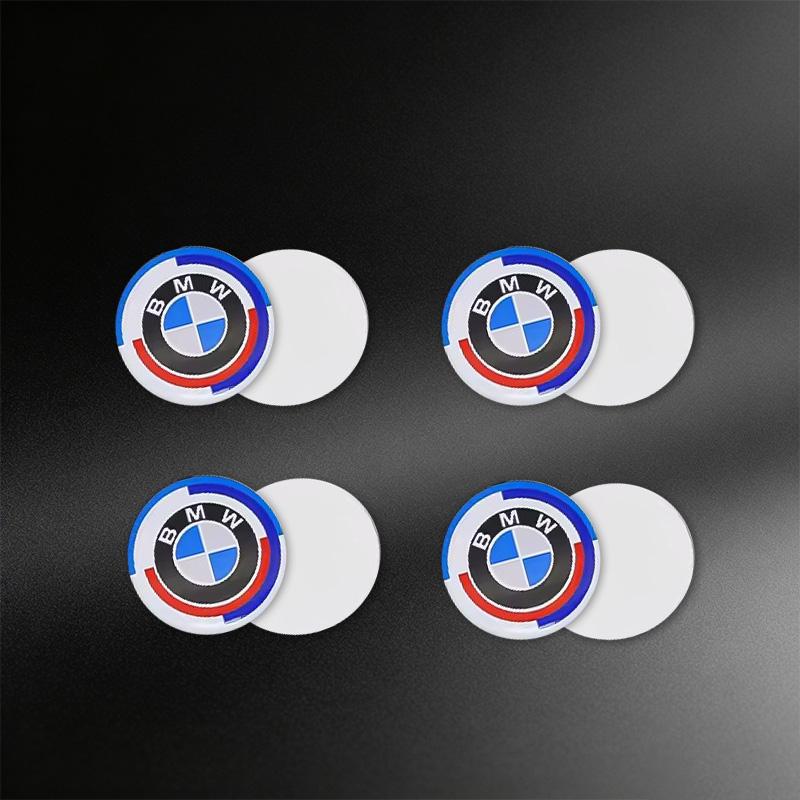 11mm 14mm Car Remote Key Decoration Emblem Sticker For BMW 50th Anniversary 3 5 7 Series X5 E46 E83 F16 E70 M3 M4 M5 G30 G20 G15 vdkc30