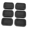 6pcs Set AntiSliding Rubber Wheel Caster Coasters Cups for Sofas Beds Chairs Furniture Floors