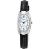 Q&Q Watch Analog Waterproof Leather Strap QA03-304 Women's Black
