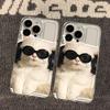Солнцезащитные очки котенок подходят для iPhone16promax Apple 14 чехол для мобильного телефона 12/13 мелкое отверстие 11 высокая ценность