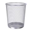 Metal Mesh Trash Can Round Open Waste Basket Garbage Container Bin for Home Kitchen Bathroom Office