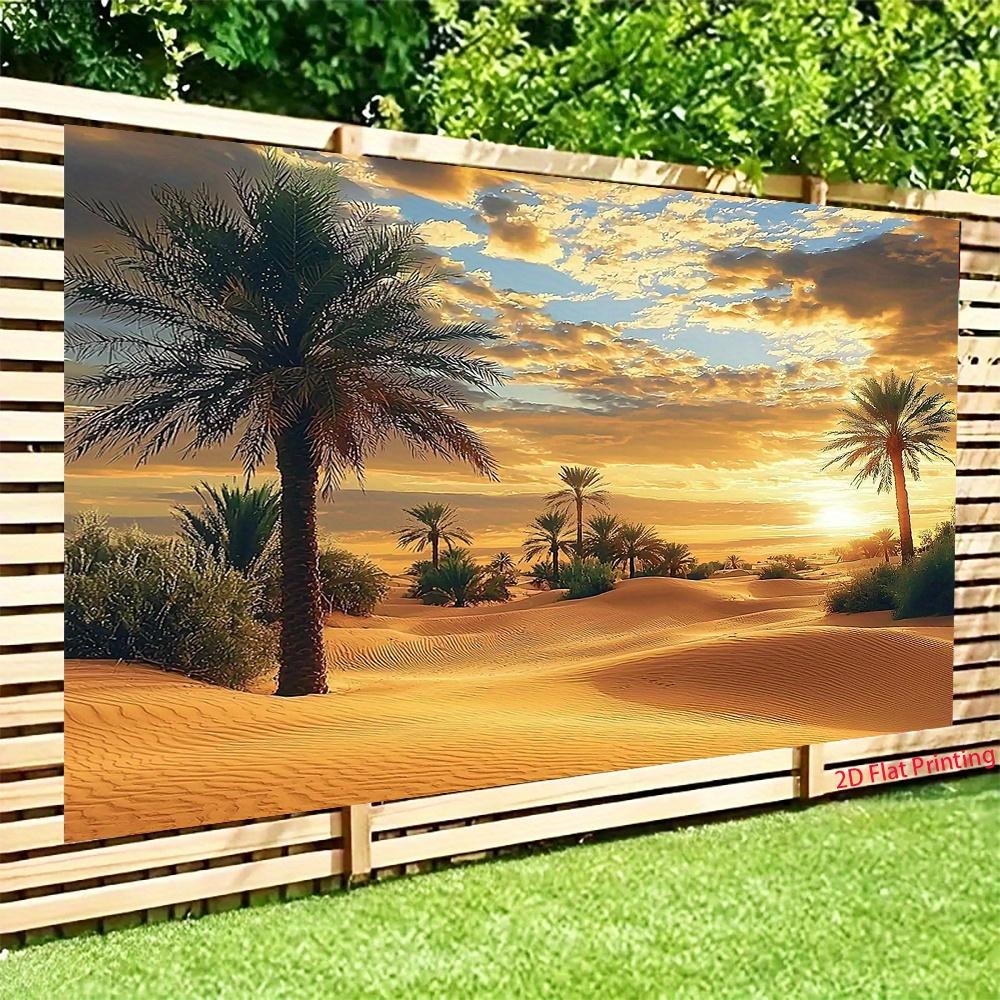 2D plane 1 piece - a hope in the oasis suitable for various activities and festivals as a flexible background